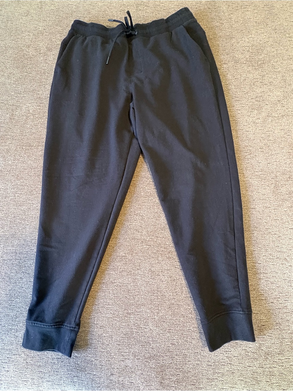 Men’s Black Joggers Members Mark Size Large